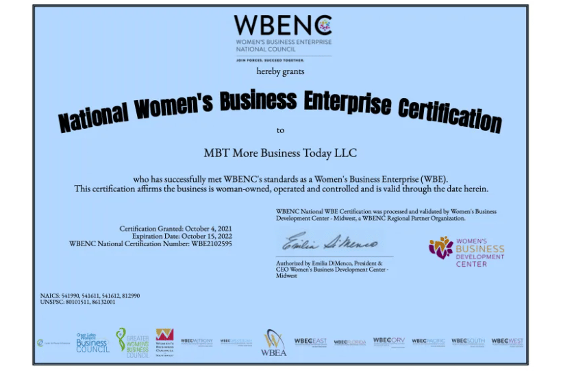 MBT More Business Today LLC MBT More Business Today LLC